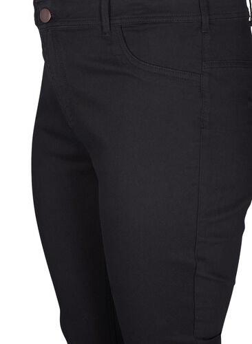 Extra slim fit Amy jeans met hoge taille, Black, Packshot image number 2