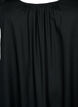 Mouwloos midi jurk in viscose, Black, Packshot image number 2