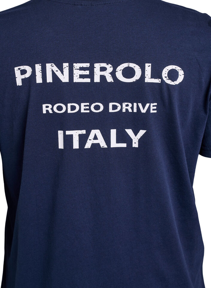 T-shirt met print, Blauw, Packshot image number 3