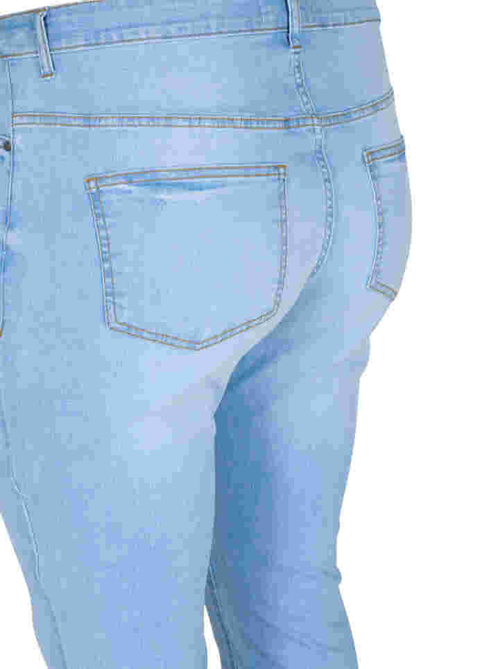 Amy jeans met hoge taille en super slanke pasvorm, Light blue, Packshot image number 3