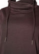 Sweatshirt met hoge kraag en zakken, Bruin, Packshot image number 2