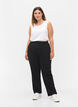 Losse broek met elastische rand, Black, Model image number 0