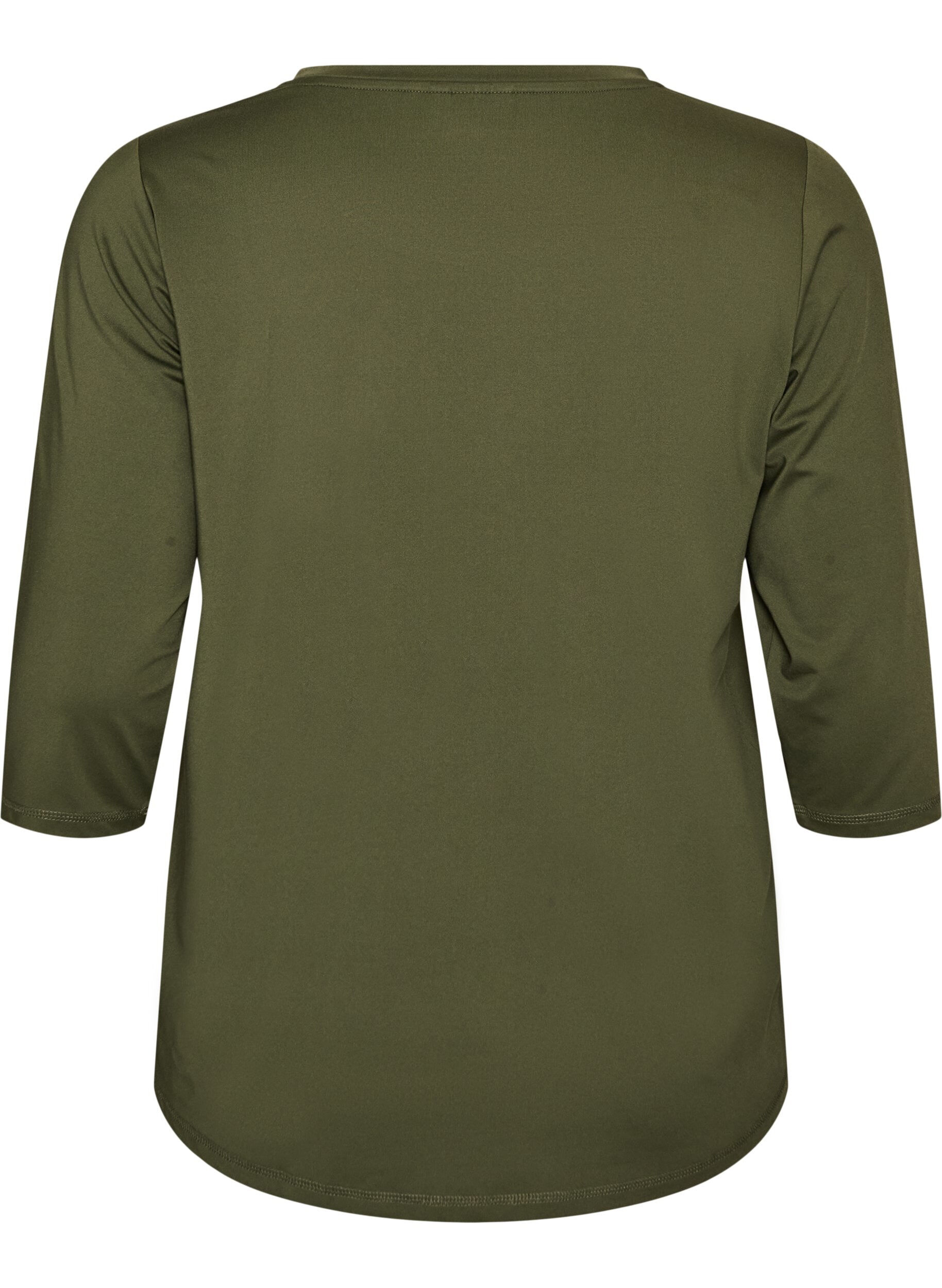 ZizziSporttop met 3/4 mouwen, Groen, Packshot image number 1