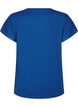 Effen gekleurd T-shirt voor sporten, Blauw, Packshot image number 1