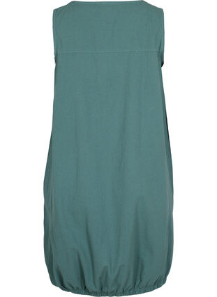Mouwloze katoenen jurk, Sea Pine, Packshot image number 1