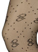 25 denier panty met patroon, Black, Packshot image number 1
