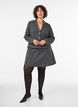 Korte blazer met een geruit patroon, Grijs, Model image number 1