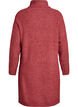 Gebreide jurk met col, Rood, Packshot image number 1