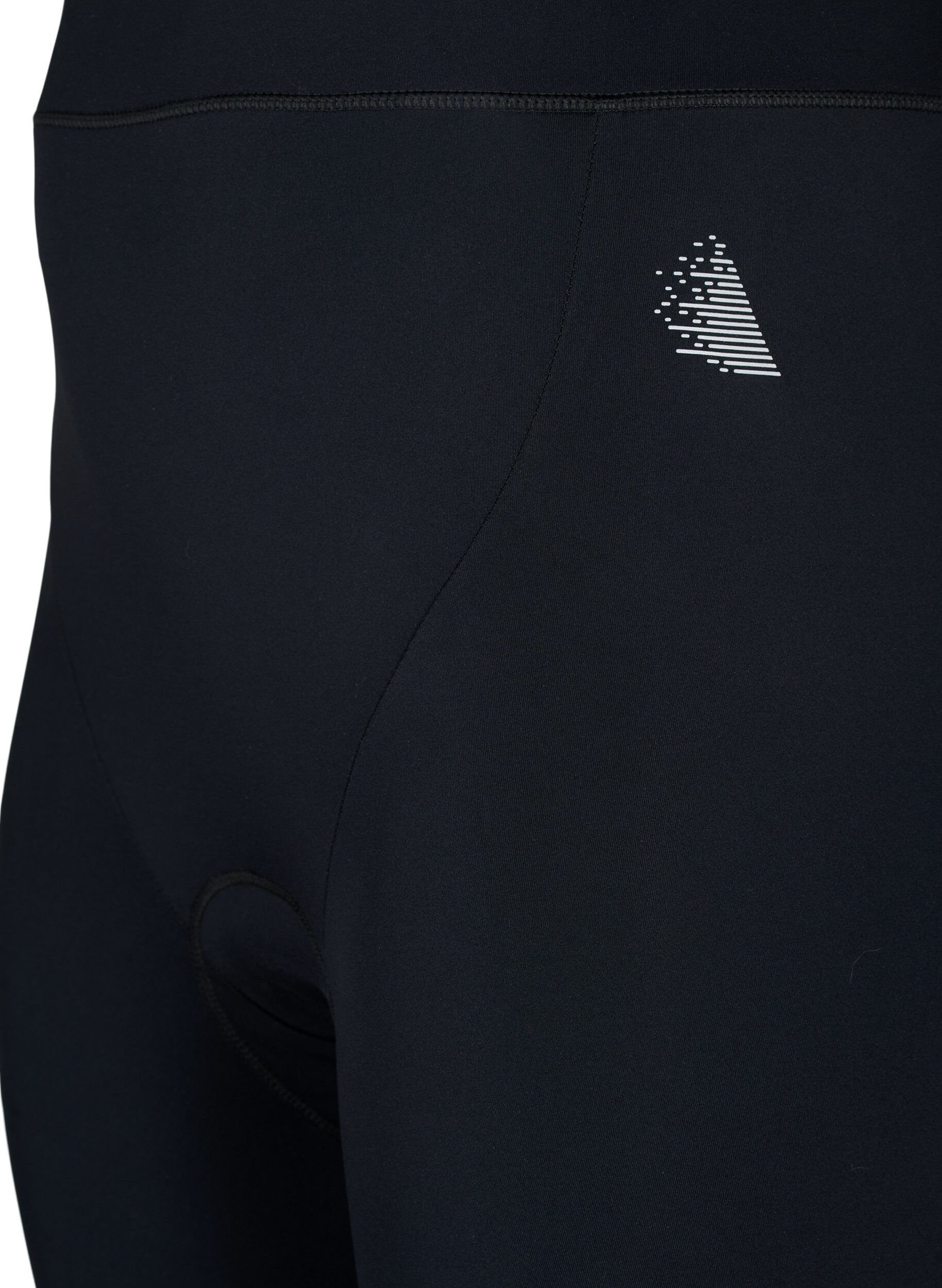 Zizzi Korte fiets-/spinningbroek, Black, Packshot image number 2