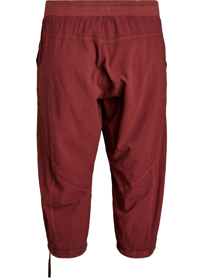 Katoenen Capri-broek, Rood, Packshot image number 1