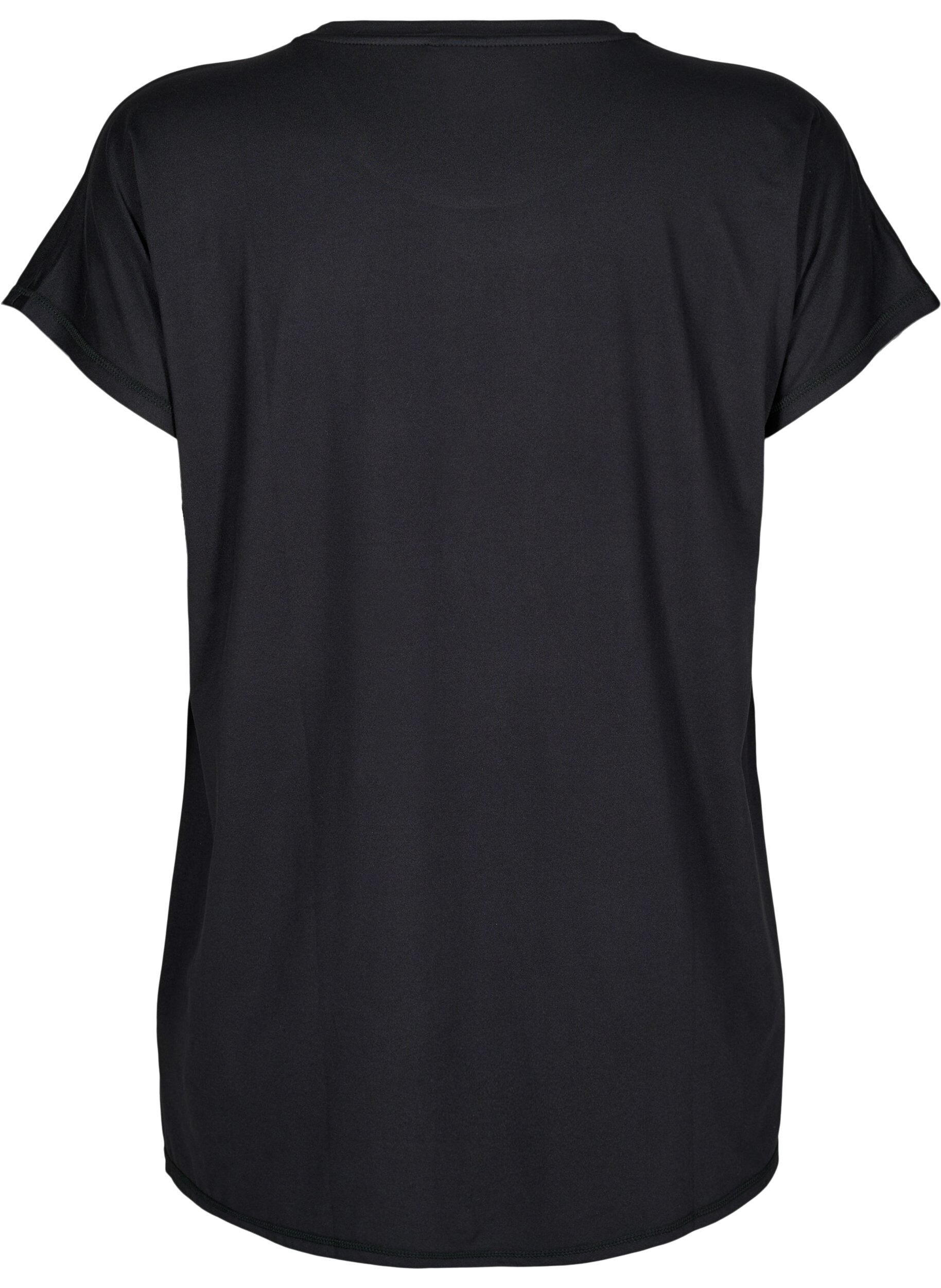 ZizziLang workout T-shirt, Zwart, Packshot image number 1