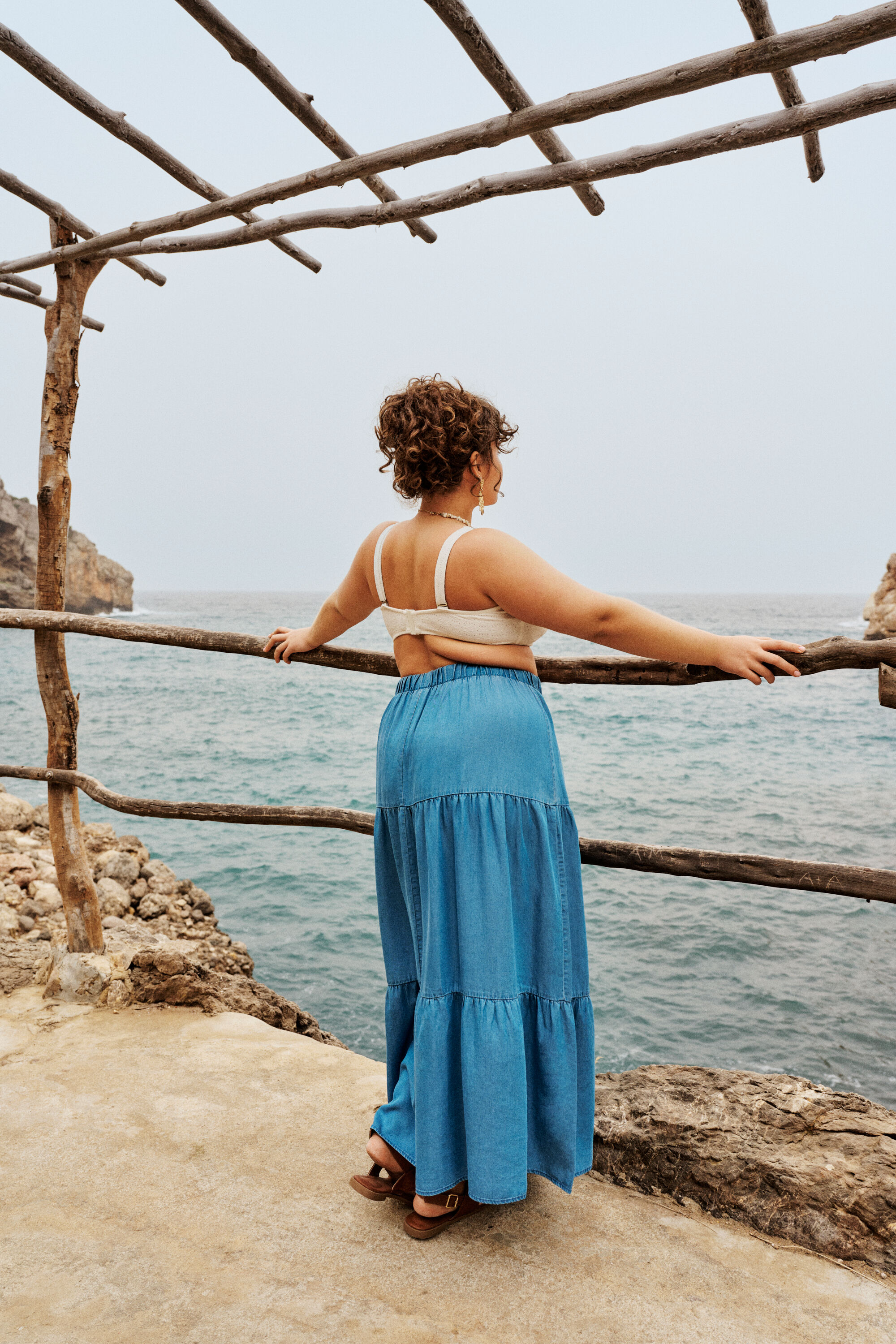 ZizziBohemien in zeeblauwe tinten, , Model