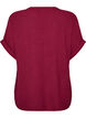 Luchtige blouse met korte mouwen, Rood, Packshot image number 1
