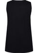 Katoenen top met a-vorm, Zwart, Packshot image number 1