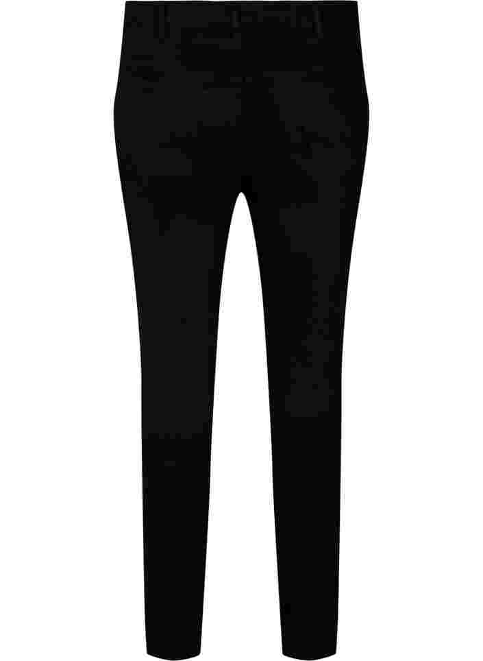 Super slanke Amy jeans met stud detail, Black, Packshot image number 1