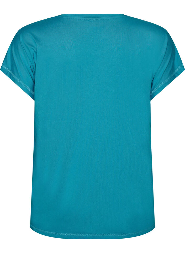 Effen gekleurd trainingsshirt, Blauw, Packshot image number 1