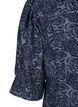 Korte denim overhemdjurk met rozenpatroon, Denim Rose AOP, Packshot image number 3