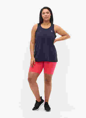 Strakke sport shorts, Azalea, Model image number 2