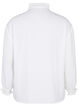 Shirt blouse met ruches, Bright White, Packshot image number 1