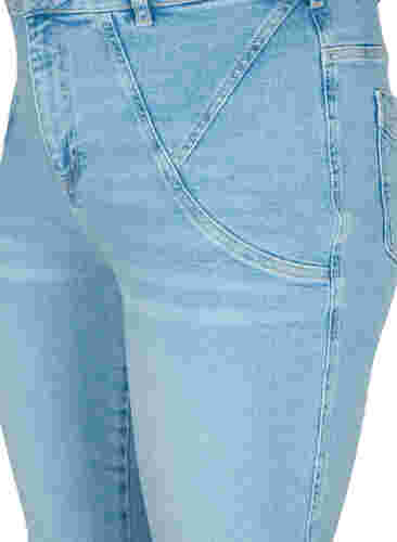 Amy jeans met hoge taille en super slanke pasvorm, Light blue, Packshot image number 2