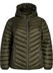 Lichtgewicht jas met capuchon, Groen, Packshot image number 0