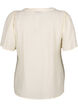 Lyocell overhemdblouse met textuur, Antique White, Packshot image number 1