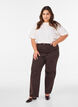 Kiana straight-fit jeans in kleur, Bruin, Model image number 0