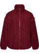 Teddyjas met broderie anglaise rand en hoge kraag, Rood, Packshot image number 0