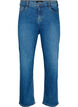 Gemma-jeans met hoge taille en normale pasvorm, Blue denim, Packshot image number 0