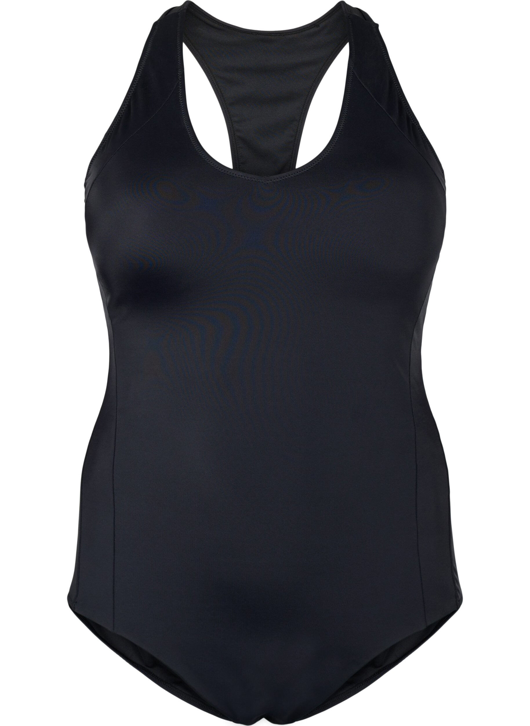 Zizzi Sportbadpak met racerback, Black, Packshot image number 0