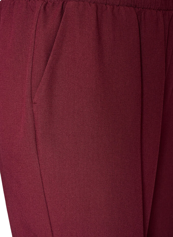 Broek met zakken en een losse pasvorm, Rood, Packshot image number 2