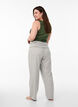 Losse loungebroek met brede tailleband, Grijs, Model image number 1