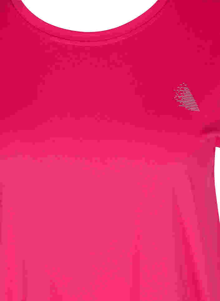 Effen sportshirt, Pink Peacock, Packshot image number 2