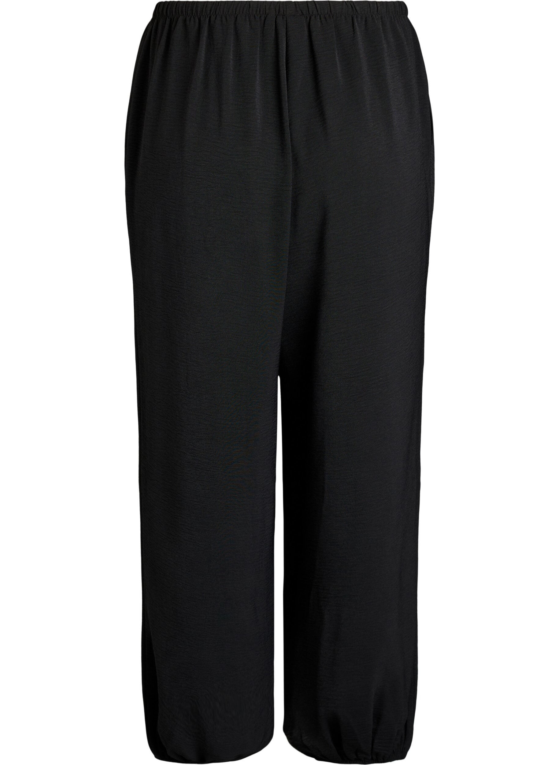 ZizziBallonbroek met hoge taille, Zwart, Packshot image number 1