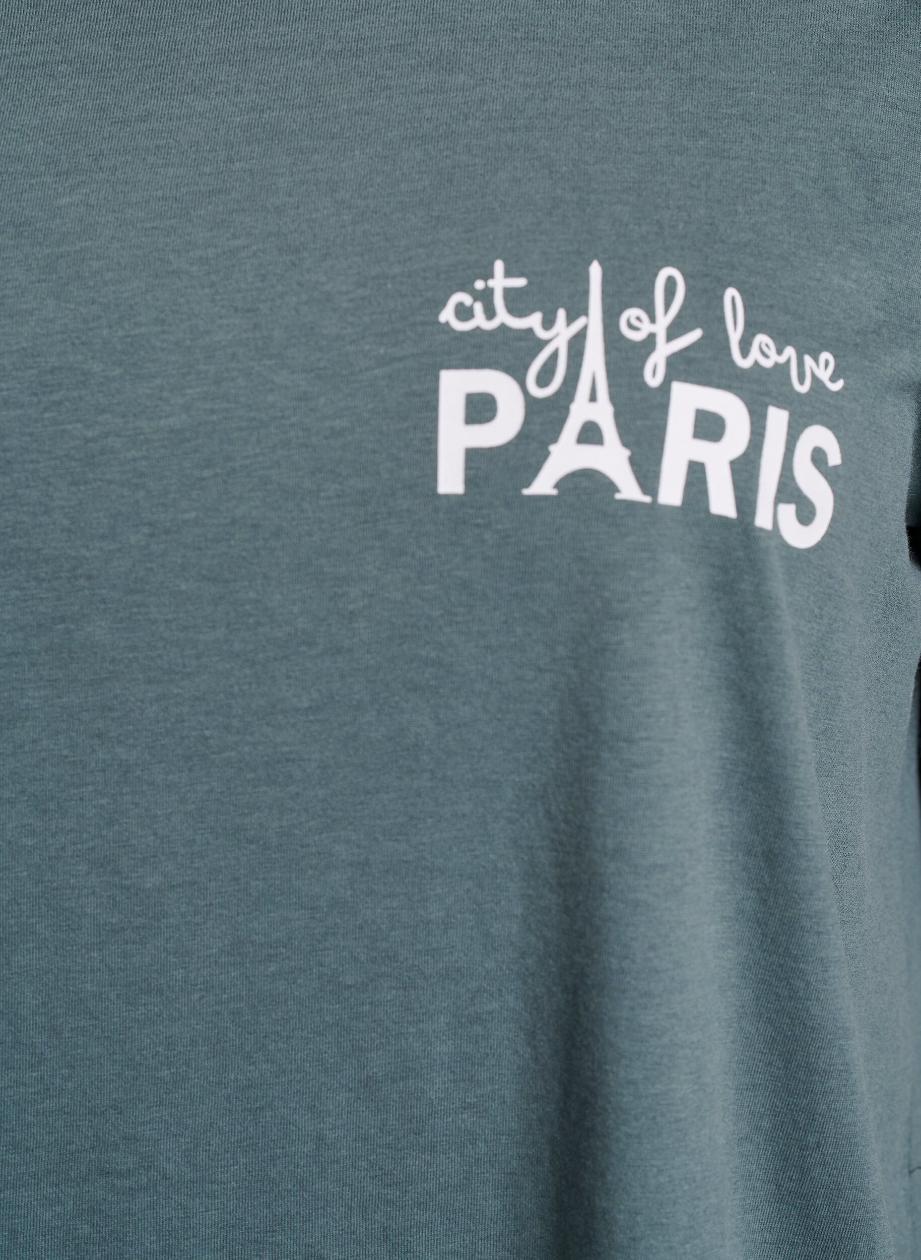 ZizziT-shirt met print, Groen, Packshot image number 2