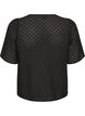 Blouse in broderie anglaise met knoopsluiting, Zwart, Packshot image number 1