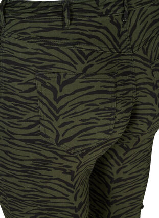 Amy jeans met print, Green Zebra, Packshot image number 3
