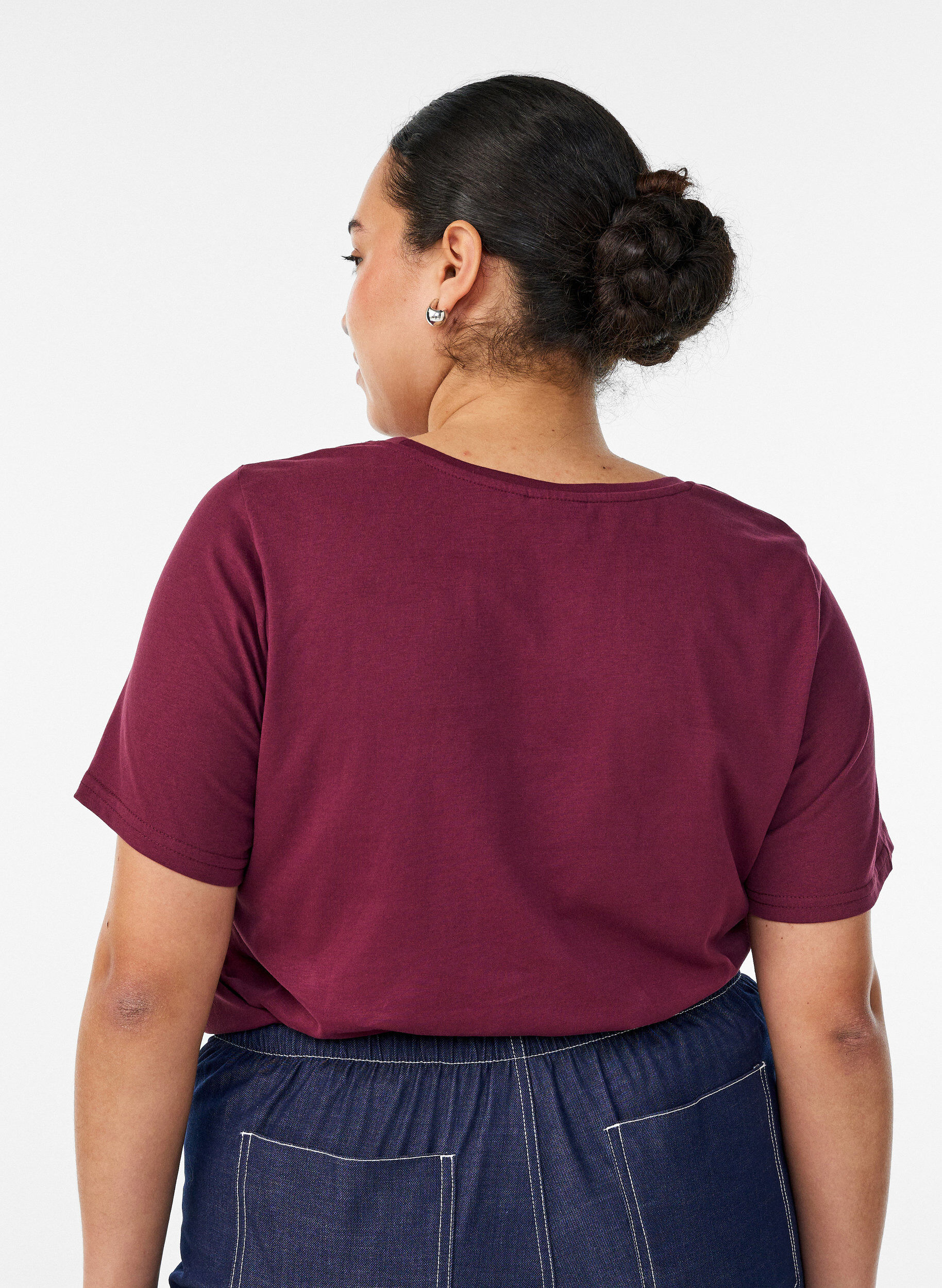 ZizziT-shirt met motief, Rood, Model image number 2