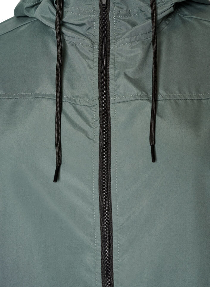 Lichtgewicht parka met een capuchon, Groen, Packshot image number 2