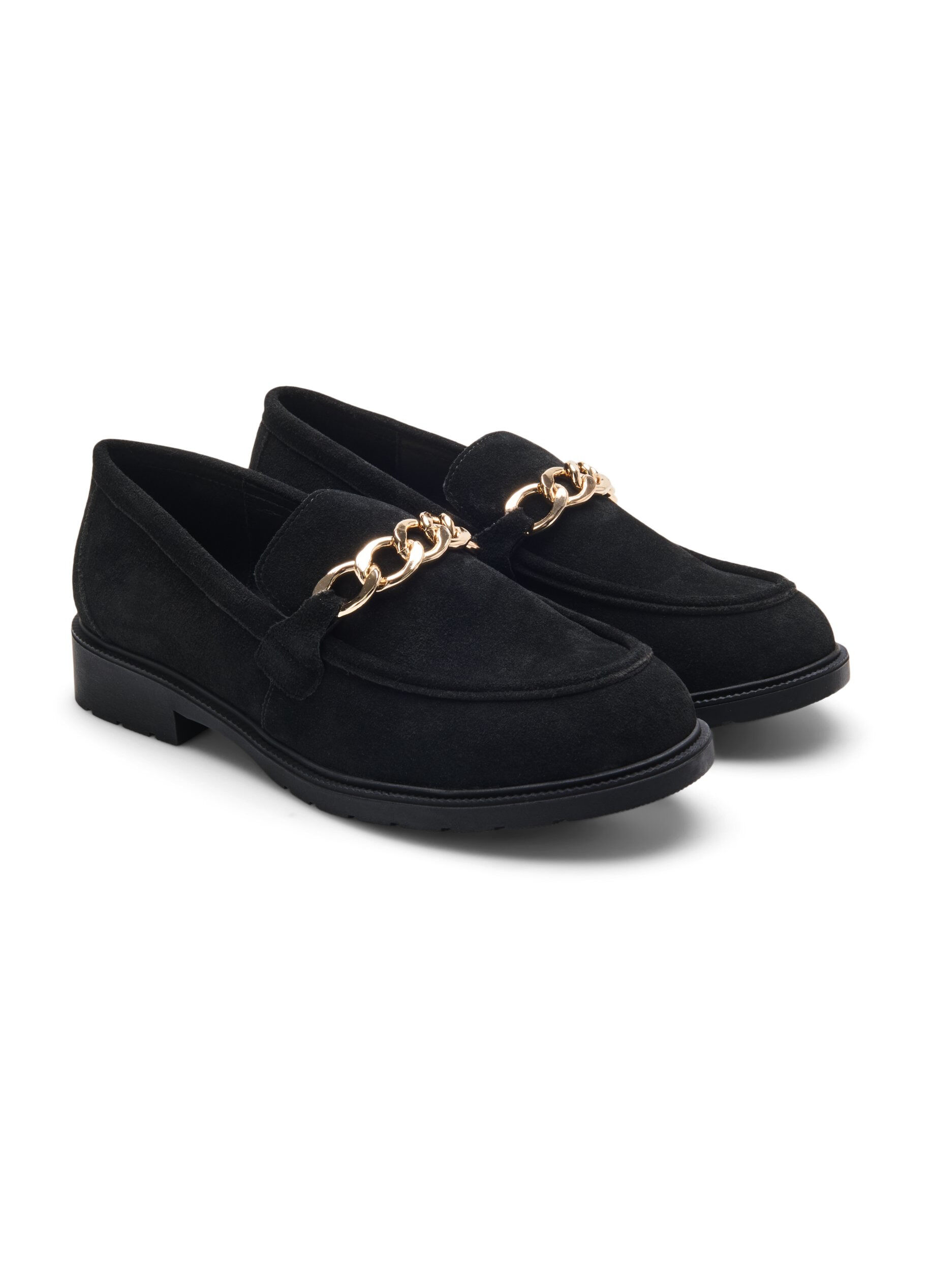 Zizzi Wijde loafers, Black, Packshot image number 3