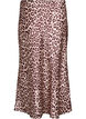 Satijnen midi rok, Bruin, Packshot image number 1