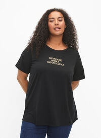 FLASH - T-shirt met motief, Black Lips, Model