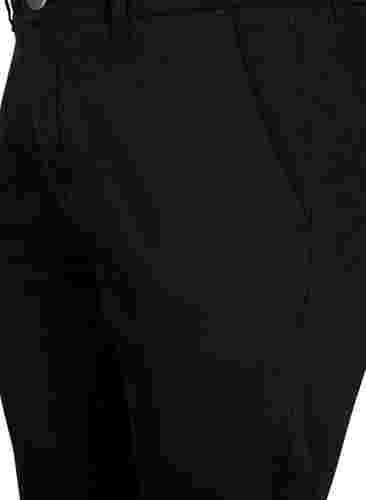 Chino's in katoen, Black, Packshot image number 2