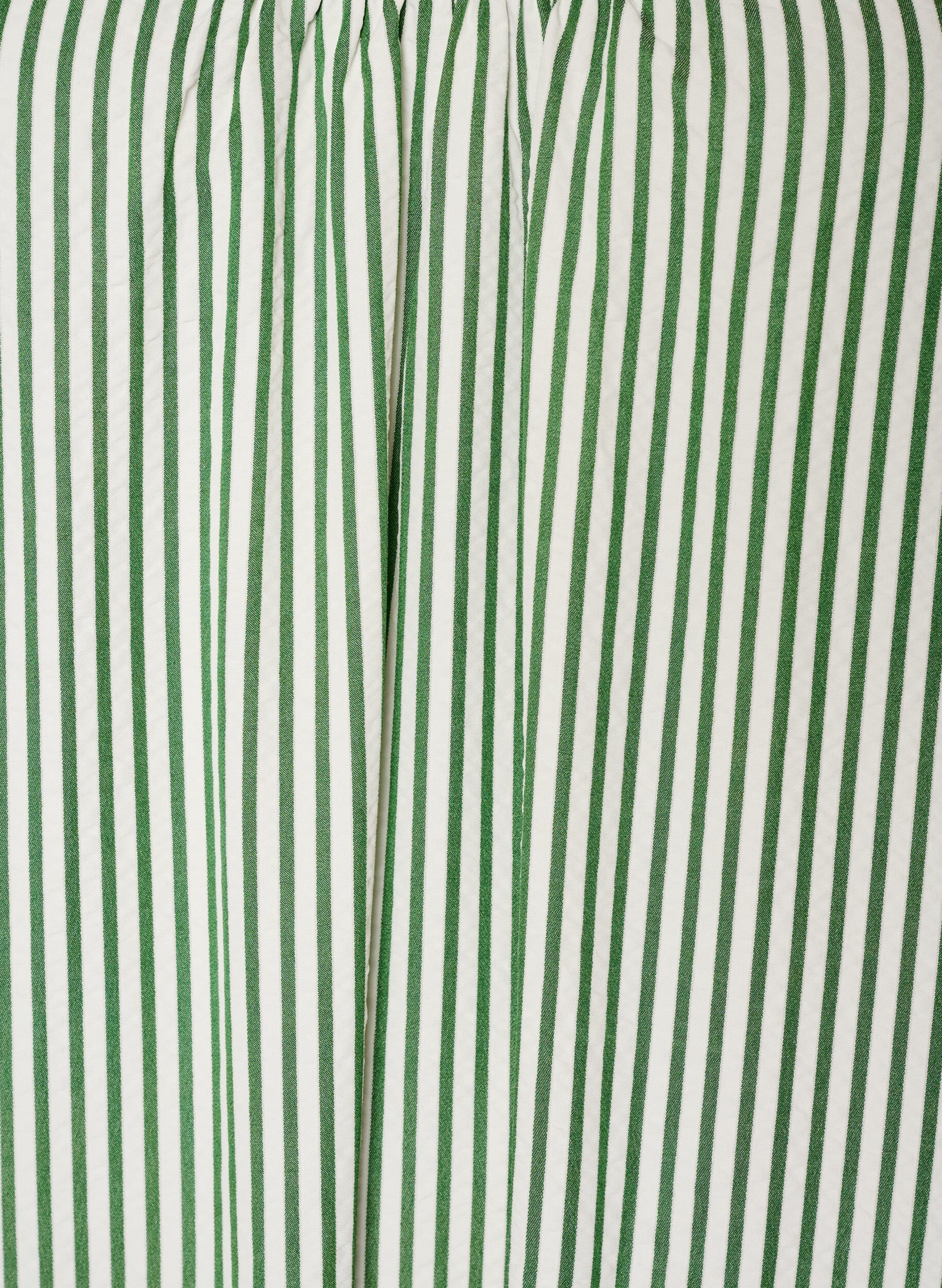 ZizziZomerjurk met strepen en A-lijn pasvorm, Groen, Packshot image number 2