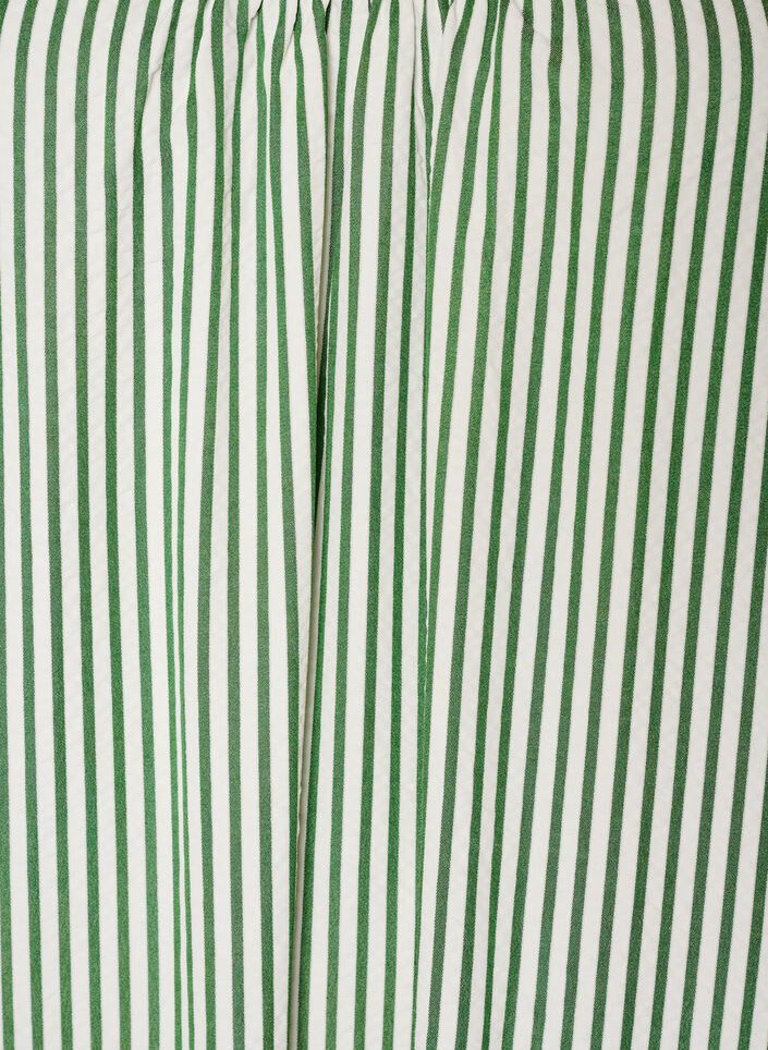 Zomerjurk met strepen en A-lijn pasvorm, Groen, Packshot image number 2