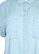 Overhemd met korte mouwen van lyocell (TENCEL™), Light blue denim, Packshot image number 2