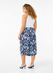 Viscose culotte broek met print, Blue Ethnic AOP, Model image number 1
