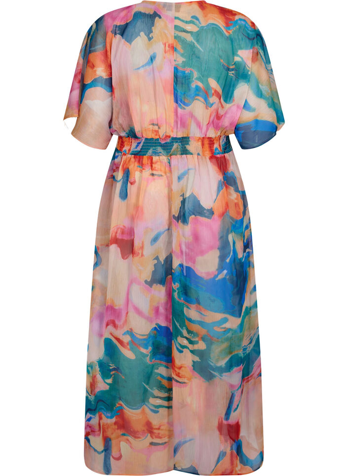 Strand kimono met opdruk, Watercolor, Packshot image number 1