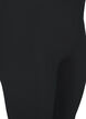 Basic 3/4 viscose leggings, Black, Packshot image number 2