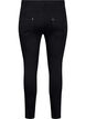 Cropped Amy jeans met rits, Zwart, Packshot image number 1